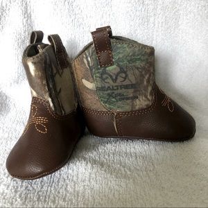 Baby Cowboy Boots size 1 - infant newborn REALTREE